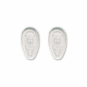 Symmetrical push-on silicone pads 14,5mm (500 stk)