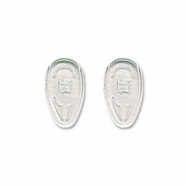 Symmetrical push-on silicone pads 14,5mm (100 stk)
