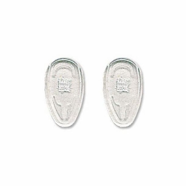 Symmetrical push-on silicone pads 14,5mm (20 stk)