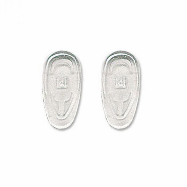 Symmetrical push-on silicone pads 16mm (100 stk)