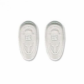 Symmetrical push-on silicone pads 18 mm (100 stk)