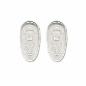 Symmetrical silicone pads 18 mm. screw fixing (500 stk)