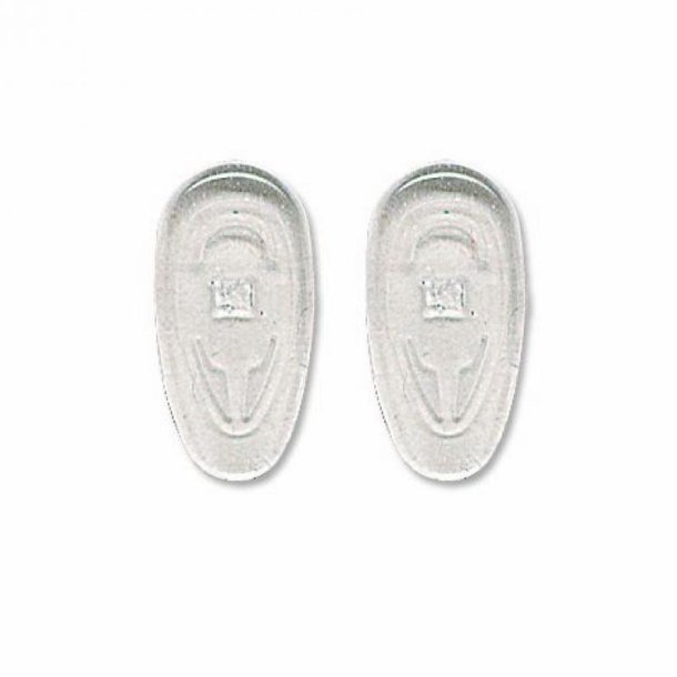 Symmetrical silicone pads 18 mm. screw fixing (100 stk)
