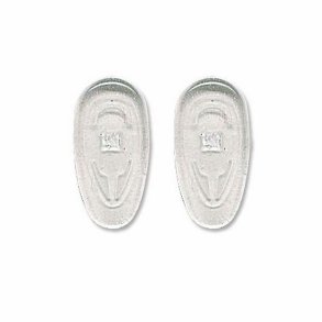 Symmetrical silicone pads 18 mm. screw fixing (20 stk)