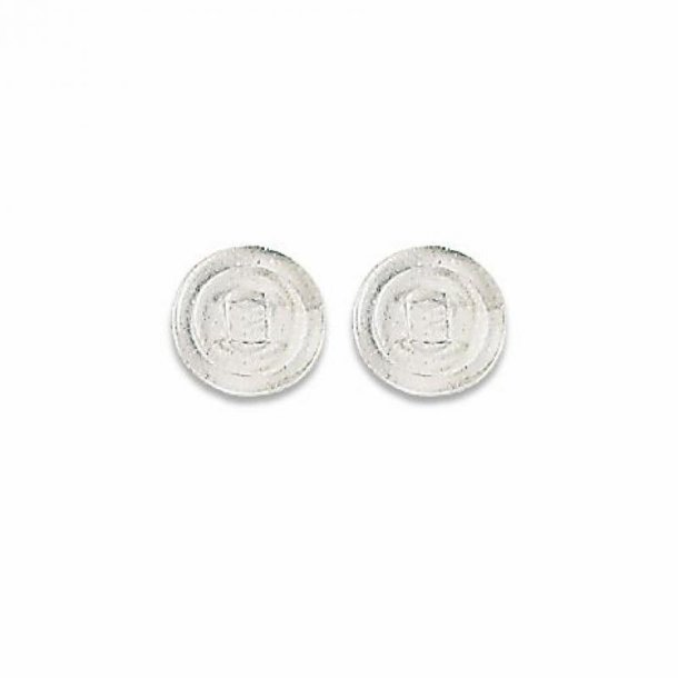 Symmetrical slim silicone padsD=9,0mm. screw fixing (100 stk)
