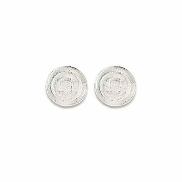 Symmetrical slim silicone padsD=9,0mm. screw fixing (20 stk)