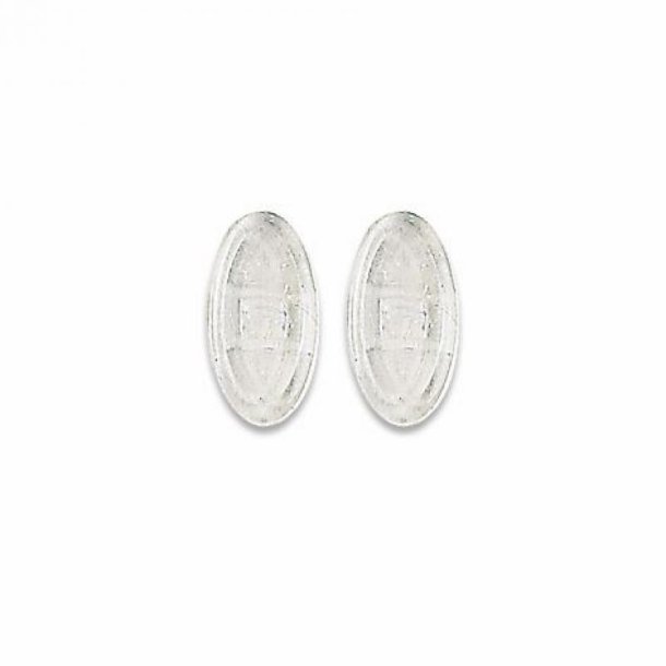 Symmetrical slim silicone pads13mm. screw fixing (100 stk)