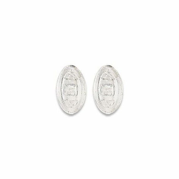 Symmetrical slim silicone pads11mm. push-on (20 stk)