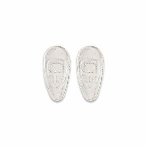 Symmetrical slim silicone pads15mm. push-on (20 stk)