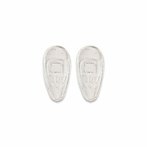 Symmetrical slim silicone pads15mm. push-on (20 stk)