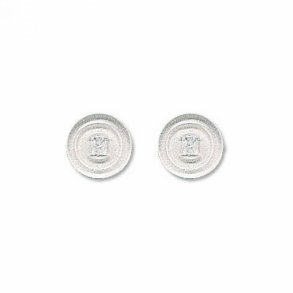 Round silicone pads 9mm. screwfixing (500 stk)