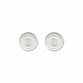 Round silicone pads 9mm. screwfixing (20 stk)