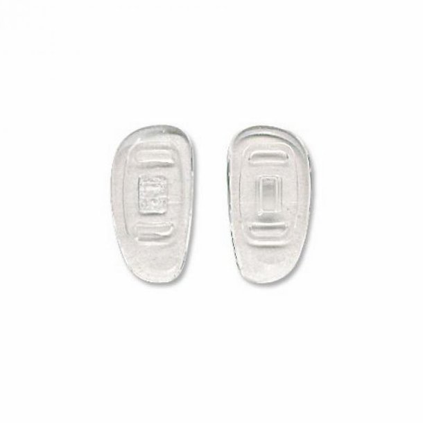 Silicone pads 15mm. push-on (100 stk)