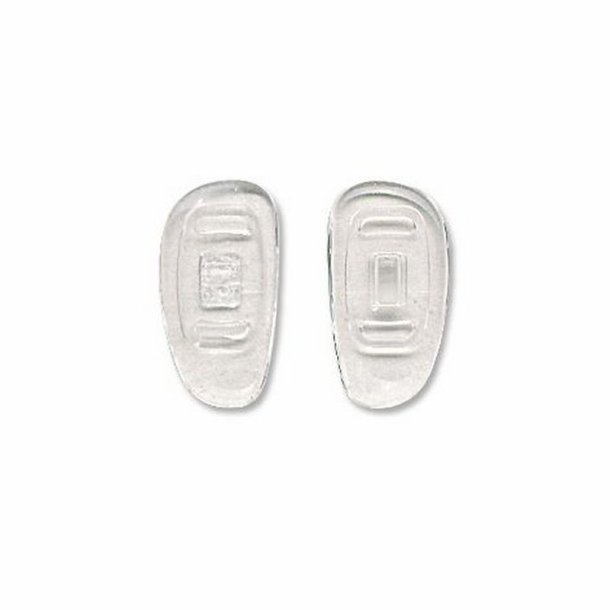 Silicone pads 15 mm push-on (10 stk)