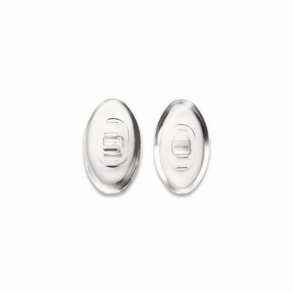 Silikon Natural Soft  screw pad symmet shape 13mm (100 stk)