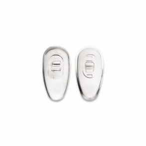 Silikon Natural Soft  screw pad symmetrical shape 15mm (100 stk)