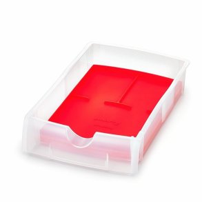 Job Trays with silicone pads (red) - 5 pcs