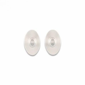 Oval silicone pads click in 12mm