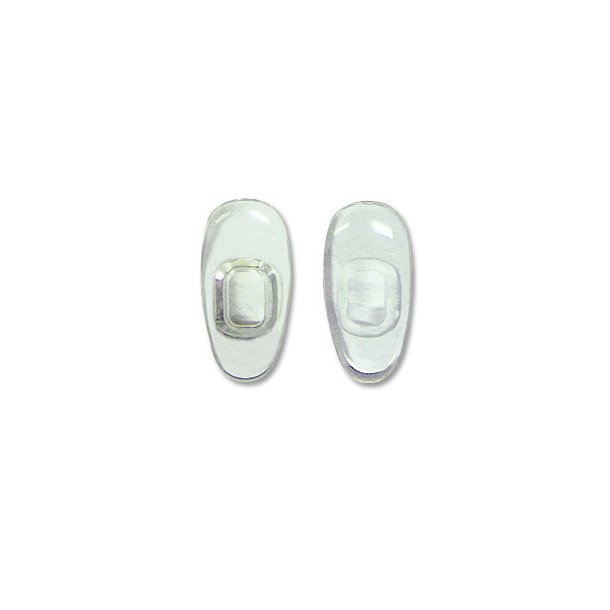 Sidesteg Slide-On Silicone - 20 stk 15,5mm oval