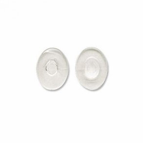 Oval silicone pads for titanium 12 mm