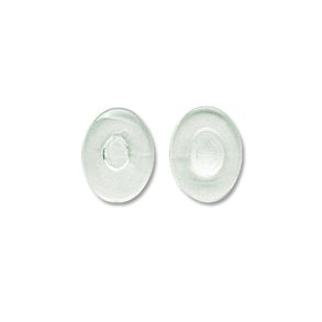 Sidesteg Slide-On Silicone - 20 stk 12,5mm oval