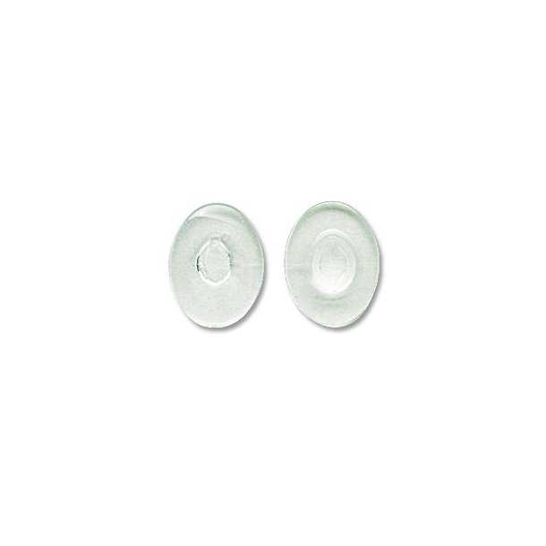 Sidesteg Slide-On Silicone - 20 stk 12,5mm oval