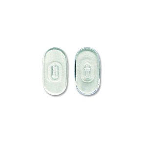 Biomedical PVC Nose Pads - Hypoallergenic Symmetrical 20. pcs|13,5 mm|2,1 mm