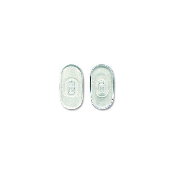 Biomedical PVC Nose Pads - Hypoallergenic Symmetrical 20. pcs|13,5 mm|2,1 mm