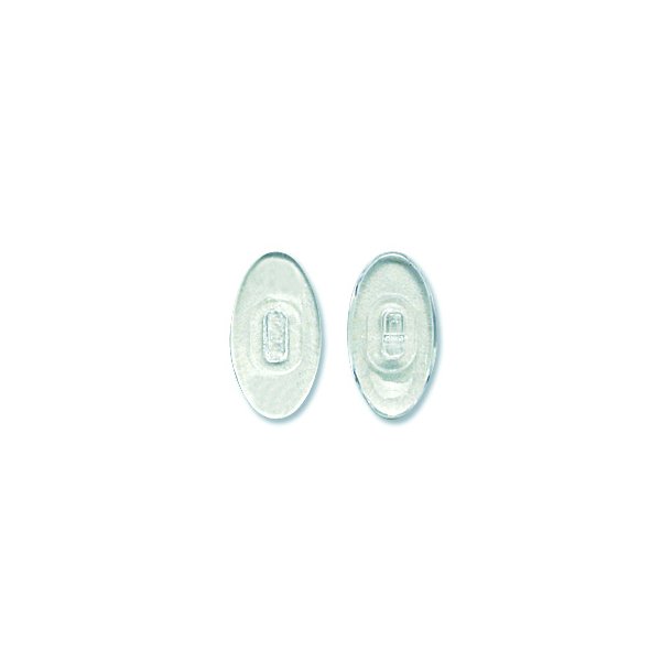 Push-On, Clear 13mm (20 stk)
