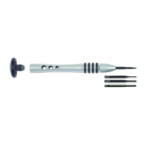 Metal Screw Driver complet with 4 interchangeable blades