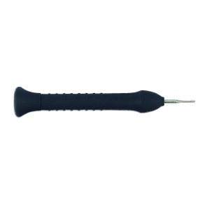 Flat Screw Driver with black silicone handle 1.0mm