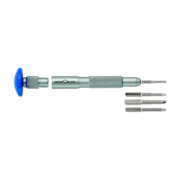 Hexagonal Screwdriver with 4 Hexagonal Plug-In Blades