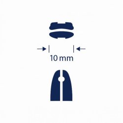 Holding Plier with 10 mm Nylon Jaws for acetate frames