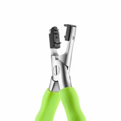 Plier to remove plastic pins for rimless frames