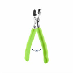 Plier to remove plastic pins for rimless frames
