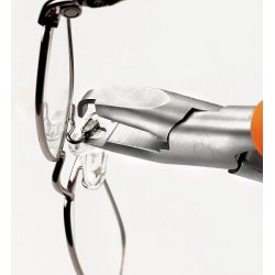 Plier for removing push-on Nose Pads