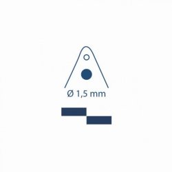 Plier for cutting silver screws : 1,5mm L: 100mm