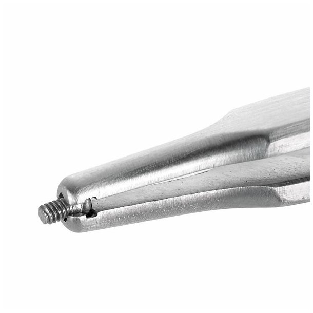 Screw Holding Tweezer for small screws, ribbed tips