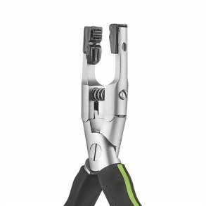 Parallel plier to insert plastic pins