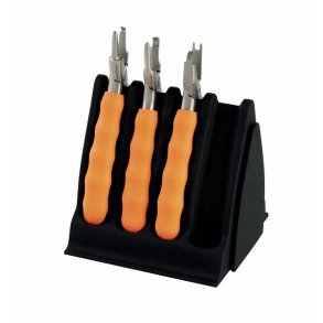 Silicone Holder til 4 stk t�nger, sort (ekskl. t�nger)