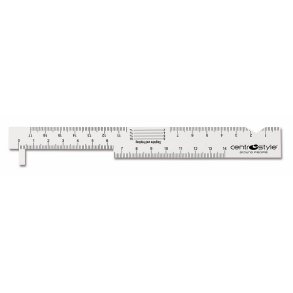 PD Ruler, plastic 170mm