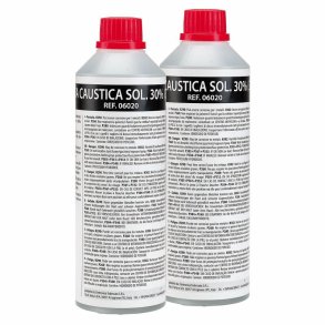 Caustic solution 2 x 0,5 l !