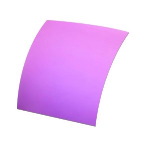 Violet mirror polarizing lens70X60mm B4 SP0,74 mm.thick C3