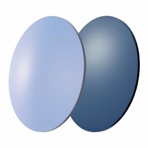 CR39 photochromatic lens light blue B2 D=71mm
