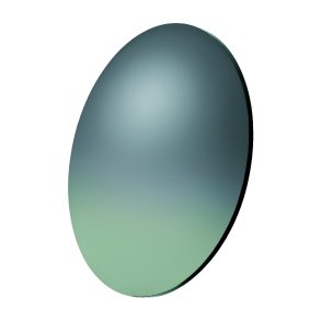 CR39 Polarized Gradient Base 6, Polarized Grey/Light Green Gradient, 75% - 2