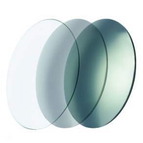 CR39 Photochromic Mirrored Base 4 , Mirror Light Silver/Mirror Dark Silver, 5%-65% - 2