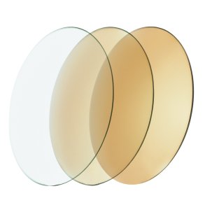 CR39 Photochromic Lenses Base 4, Light Brown/Dark Brown, 5%-65% - 2