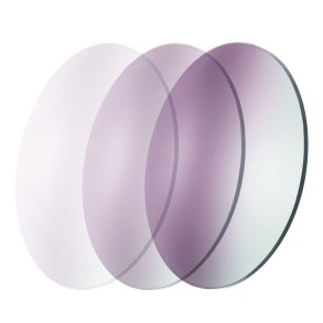 CR39 Photochromic Gradient Base 4, Light Pink Gradient/Dark Pink Gradient, 5%-65% - 2