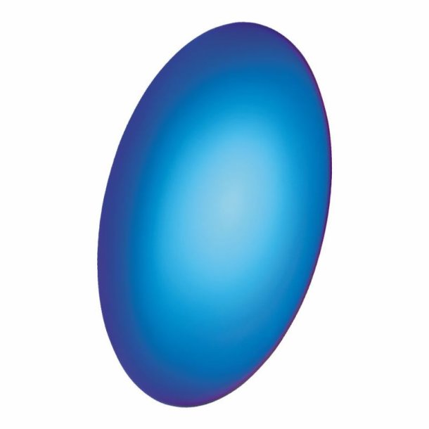 Multilayer blue mirrored polycarb. lens B6 D76mm.
