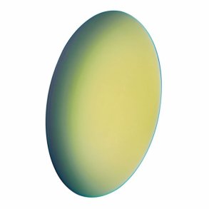 Multilayer gold mirrored polycarb. lens B6 D76mm